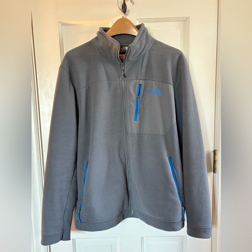 The North Face Men's Performance Jacket in Gray and Blue